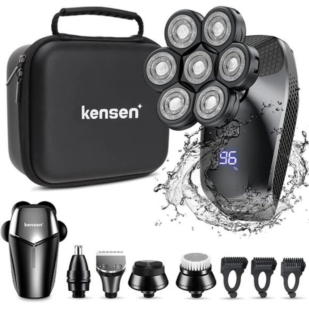 7D Head Shaver,5in1 Bald Head Shavers for Men,Head Electric Razor with Nose Hair
